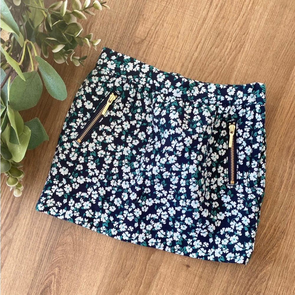 Janie and Jack Floral Jacquard Skirt